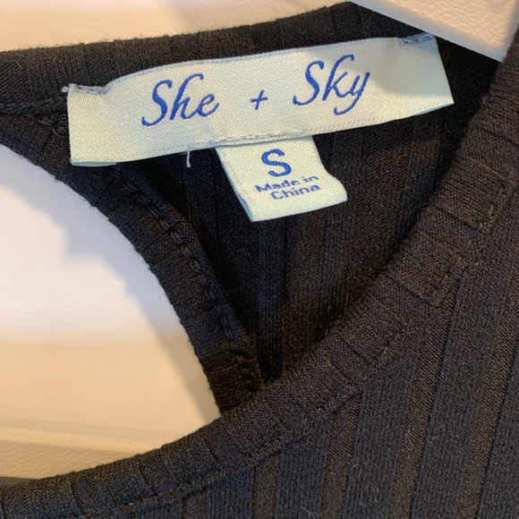 Pink Lily Ribbed Bodycon Dress - Picture 3 of 4